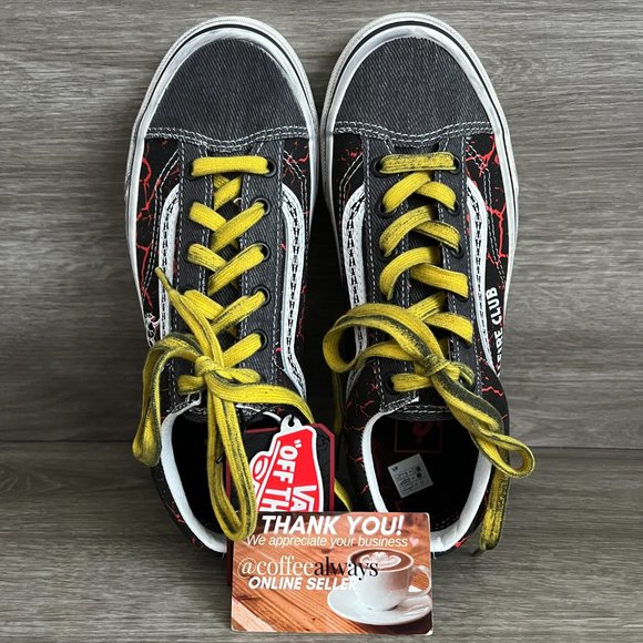 Vans Stranger Things Netflix Hellfire Club Style 36 Women's NWOB - Picture 8 of 11